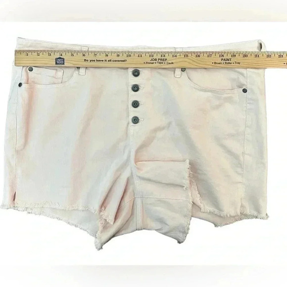 Torrid Womens 5 Inch Vintage Stretch High-rise Shorts Denim Plus Size 22 Pink - Picture 13 of 13
